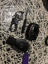 Funda de cuero genuino para llavero de coche, funda para llavero para Mercedes Benz CLS CLA GL R SLK AMG A B C S Class, accesorios para mando A distancia