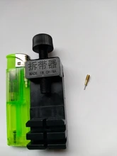 Correa de reloj para hombre y mujer, pulsera con correa de hendidura ajustable, extractor de pasadores de cadena, ajustador, Kit de herramientas de reparación