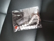 Anslow-pulsera de cristal rosa y azul para mujer, nuevo diseño hecho a mano, cuerda de envoltura, cuentas, regalo, joyería para mujer, LOW0735LB