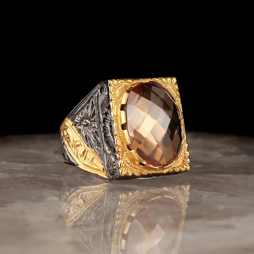 

Mens Ring 925 Sterling Silver Ring GemStone Wedding Man Rings Male Jewelry Rings For Men Rings for Women Men`s Rings Men Jewelry