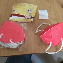 Mascarillas faciales FFP2 KN95 de 5 capas para niños, máscaras higiénicas reutilizables FFP3, color variado