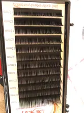 Extensiones de pestañas individuales B C CC D, pestañas postizas de todos los tamaños, clásicas de visón, 0,03-0,25mm