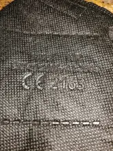 Ffp2-mascarilla reutilizable KN95 de 5 capas, máscara de tejido Reusable con filtro, color negro