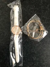 Conjunto de 5 uds. De relojes de lujo para mujer, pulsera de cuarzo de cuero informal, regalo