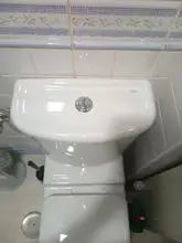 Tank-Button Bathroom-Accessories Toilet Dual-Flush Round-Shape 48mm/38mm