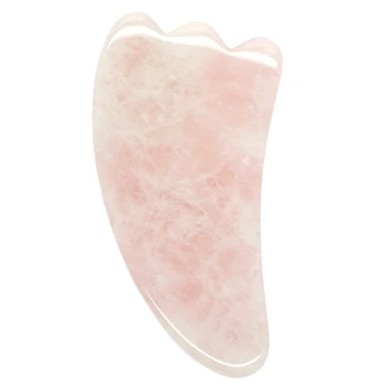 Gouache "foot" massager scraper of rose quartz natural stone art 2780
Gouache "foot" massager scraper of rose quartz natural stone art 2780