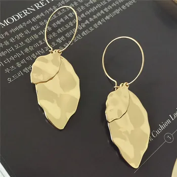 Vintage Style Simple Design Drop Earrings Gold Color Leaf Shape Double Layer Drop Earrings for Women Casual Party Jewelry
Vintage Style Simple Design Drop Earrings Gold Color Leaf Shape Double Layer Drop Earrings for Women Casual Party Jewelry