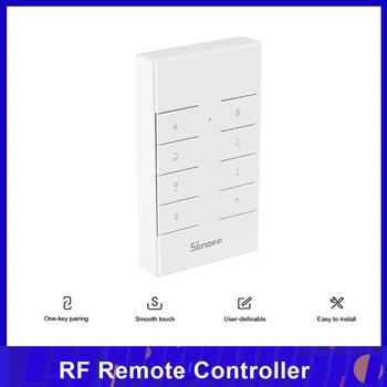 SONOFF RM433 BASE 8 Keys Multipurpose Custom 433 MHz RF Remote Controller Works with RF/Slampher/4CH Pro/TX Series/RF Bridge
SONOFF RM433 BASE 8 Keys Multipurpose Custom 433 MHz RF Remote Controller Works with RF/Slampher/4CH Pro/TX Series/RF Bridge