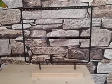 Organizador de pendientes Estante de presentación de joyería colgar y ganchos escaparate para decoración del hogar