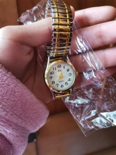Reloj de cuarzo Vintage para hombre y mujer, pulsera elástica de oro y plata, de negocios, para parejas, para fiesta y oficina, 1 Uds.