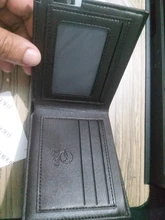 Cartera de piel sintética para hombre, billetera corta de cuero Retro, Horizontal, multitarjeta, de lujo, monedero de Color puro a la moda