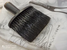 Barredora de cuello con mango galvanizado de 4 colores, herramientas de peluquería para peluquerías y salones de belleza