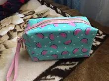 PURDORED-neceser de piel sintética para mujer, bolsa de belleza femenina, neceser portátil de viaje, 1 unidad