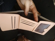 PURDORED 1 Pc lindo mujeres cartera Tarjetero de cuero Mini borla corta pequeña cartera monedero de mujer señoras tarjeta caso Tarjetero