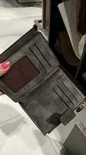 Cartera de cuero con broche para mujer, monedero pequeño y delgado, tarjetero, billetera y cartera de diseñador de marca de lujo, 2021