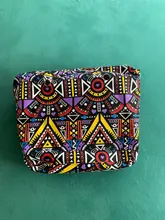 TANQU-Bolsillo interior de lona impermeable para Mini bolsa, bolsillo con cremallera, colorido, clásico