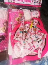 LOL surprise-tema fiesta de cumpleaños para niños, suministros de decoración, vaso de vacaciones, plato, cuchara, pastel, soporte, evento de actividad, regalos