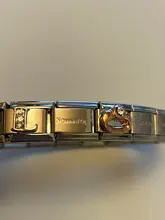 Hapiship-abalorio italiano de circonia cúbica brillante, 2019 Original, Margarita, corazón rosa, flor, pulsera de 9mm, fabricación de joyas de acero inoxidable, DJ218