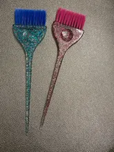 Tinte de fibra suave para tinte de pelo, cepillo de pelo profesional para peluquería, peine de lejía, accesorios de salón para tinte de cabello