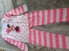 Conjuntos de pijama de Minnie para niños, ropa de dormir de manga larga, pijama de princesa de Mickey, primavera y otoño