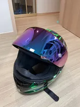 10 colores oro iridio de la motocicleta completa máscara visera estuche para gafas para SHOEI X14 X-14 Z7 CWR-1 NXR RF-1200 X-espíritu 3 máscara visera