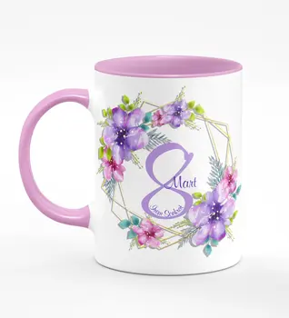 Personalized World Women Day Themed Pink Mug Cup-24 
Personalized World Women Day Themed Pink Mug Cup-24