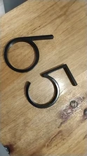 Letras y números para placas de puerta, cifras y caracteres del alfabeto grandes y flotantes para tableros exteriores de dirección, 5 pulgadas, color negro, 127 mm, #0-9