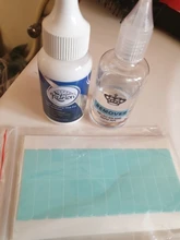 Cinta adhesiva para el cabello, pegamento de 4cm x 0,8 cm, cinta de doble cara impermeable para herramienta de extensión de cabello de Peluca de encaje, 5 hojas, 60 uds.