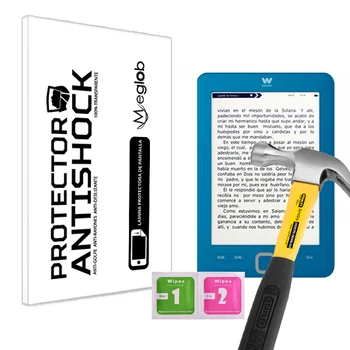 Screen protector Anti-Shock Anti-scratch Anti-Shatter compatible with Tablet Woxter Ebook Scriba 195