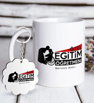 Personalized Special Education Teacher White Mug and Keychain Gift Seti-1
Personalized Special Education Teacher White Mug and Keychain Gift Seti-1