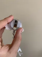 Enfermera-carrete de insignia retráctil con hermosas flores de silicona, 60cm, para estudiante, Enfermera, exposición, Tarjeta De Nombre, pecho, tarjeta de identificación, nuevo