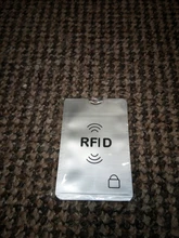 Funda de aluminio con bloqueo NFC para tarjetas de Anti RFID, funda con tarjetero, protección antirrobo para billetera plateada