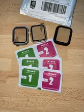 Cristal templado para Apple Watch, protector de parachoques de 42mm y 38mm para carcasa de reloj apple 6/SE/5/4/3/2/1 iWatch, 44mm, 40mm, 42mm y 38mm