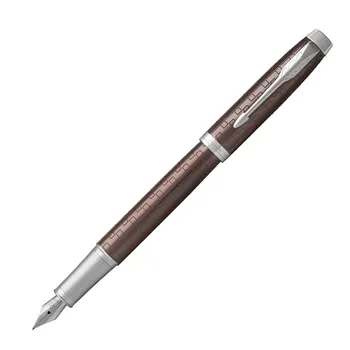 

Parker IM Premium Pattern Brown CT Fountain Pen Luxury Pen Ink Writing