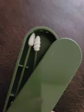Hisopo de algodón reutilizable, hisopo de silicona portátil para limpieza de orejas, tratamiento de maquillaje, TXTB1