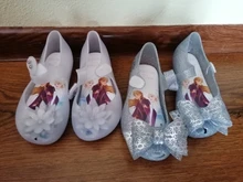 Disney-sandalias de princesa Elsa para niños y niñas, zapatos de animales, Mini Melissa, Lovely Melissa