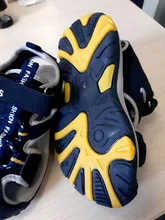 ULKNN-Sandalias antideslizantes de punta cerrada para niños, chanclas suaves de verano, sandalias semicerradas 8, para jóvenes estudiantes de 9 a 12 años