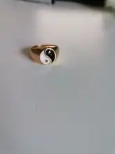 Anillo de estilo chino para hombre, joyería al por mayor, taoísta, Bagua, Yin, Yang, Tai Chi