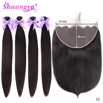 Shuangya hair Straight Bundles 13x4 Lace Frontal With Bundles Remy Brazilian Hair Bundles With Frontal Human Hair extensions
Shuangya hair Straight Bundles 13x4 Lace Frontal With Bundles Remy Brazilian Hair Bundles With Frontal Human Hair extensions