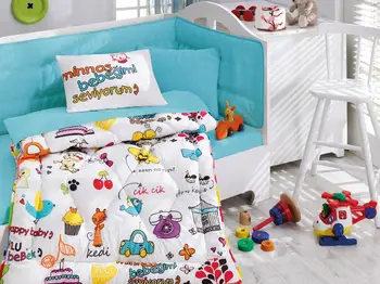 BEBEK UYKU SETİ %100 PAMUK (YORGAN+YORGAN KORUYUCU+ÇARŞAF+2 ADET YASTIK KILIFI+KENAR KORUYUCU) MODEL: MUTLU BEBEK
BEBEK UYKU SETİ %100 PAMUK (YORGAN+YORGAN KORUYUCU+ÇARŞAF+2 ADET YASTIK KILIFI+KENAR KORUYUCU) MODEL: MUTLU BEBEK