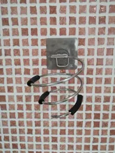 Soporte de secador de pelo, estante de estilismo de salón de barbería, alisadores de almacenamiento, organizador, soporte de acero inoxidable, nuevo