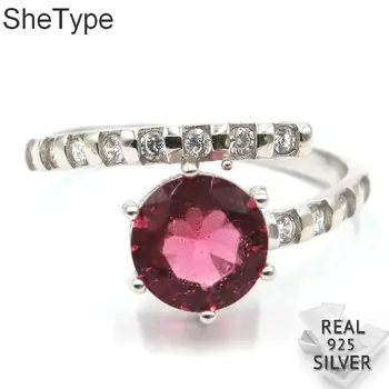 9x9mm Romantic Round Shape 2.9g Pink Tourmaline Natural CZ Gift For Girls 925 Solid Sterling Silver Rings
9x9mm Romantic Round Shape 2.9g Pink Tourmaline Natural CZ Gift For Girls 925 Solid Sterling Silver Rings