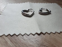 ANENJERY aro-pendientes de plata de primera ley diseño geométrico para mujer, aretes pequeños, aros pequeños, plata esterlina 925, estilo francés, Punk, Hip Hop, fiesta