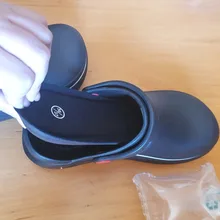 YEINSHAARS-Zapatillas de EVA antideslizantes impermeables, calzado de trabajo de cocina a prueba de aceite, para Chef, Master, Hotel, restaurante