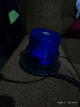 Luz LED giratoria de emergencia para coche, luz de seguridad para el tráfico, luz magnética para techo, estroboscópico Flash