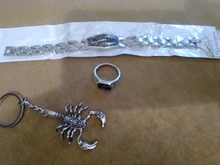 Modyle-anillos de escorpión estilo gótico Punk para hombre, anillos Retro con diseño de escorpión, joyería