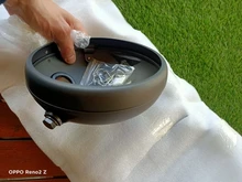 Base de faro para motocicleta, faro delantero modificado de 7 pulgadas, color negro mate, cubo Retro, Base de faro LED para motocicleta Harley