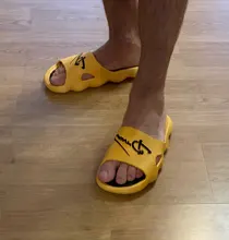 Verano de 2021 no-slip de baño diapositivas sandalias Unisex parejas plataforma zapatillas Zapatillas de casa hombres Simple zapatos de Color sólido