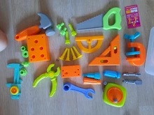 Kit de caja de herramientas para niños, juguetes educativos de simulación, herramientas de reparación, taladro, juego de plástico, ingeniería de aprendizaje, regalos