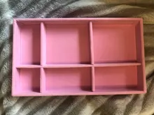 Mordoa-organizador de pendientes de ante y terciopelo rosa, soporte para presentación de joyería, estante, plato de muestra, caja de joyería de moda